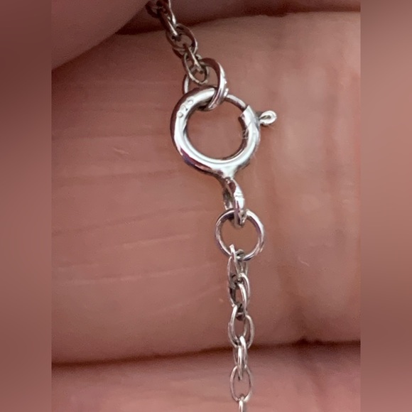 Designer NF 925 Sterling Silver Multicolor Stone Pendant  Necklace - 18” - Picture 9 of 13